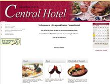 Tablet Screenshot of centralhotel.dk